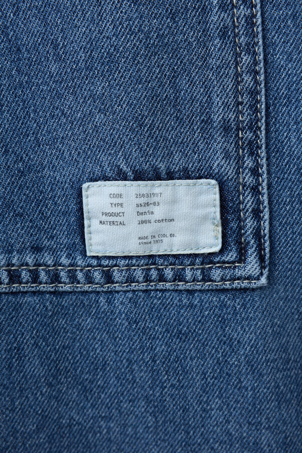CAMISA DENIM FLUIDA / Azul medio - Zara фото 4