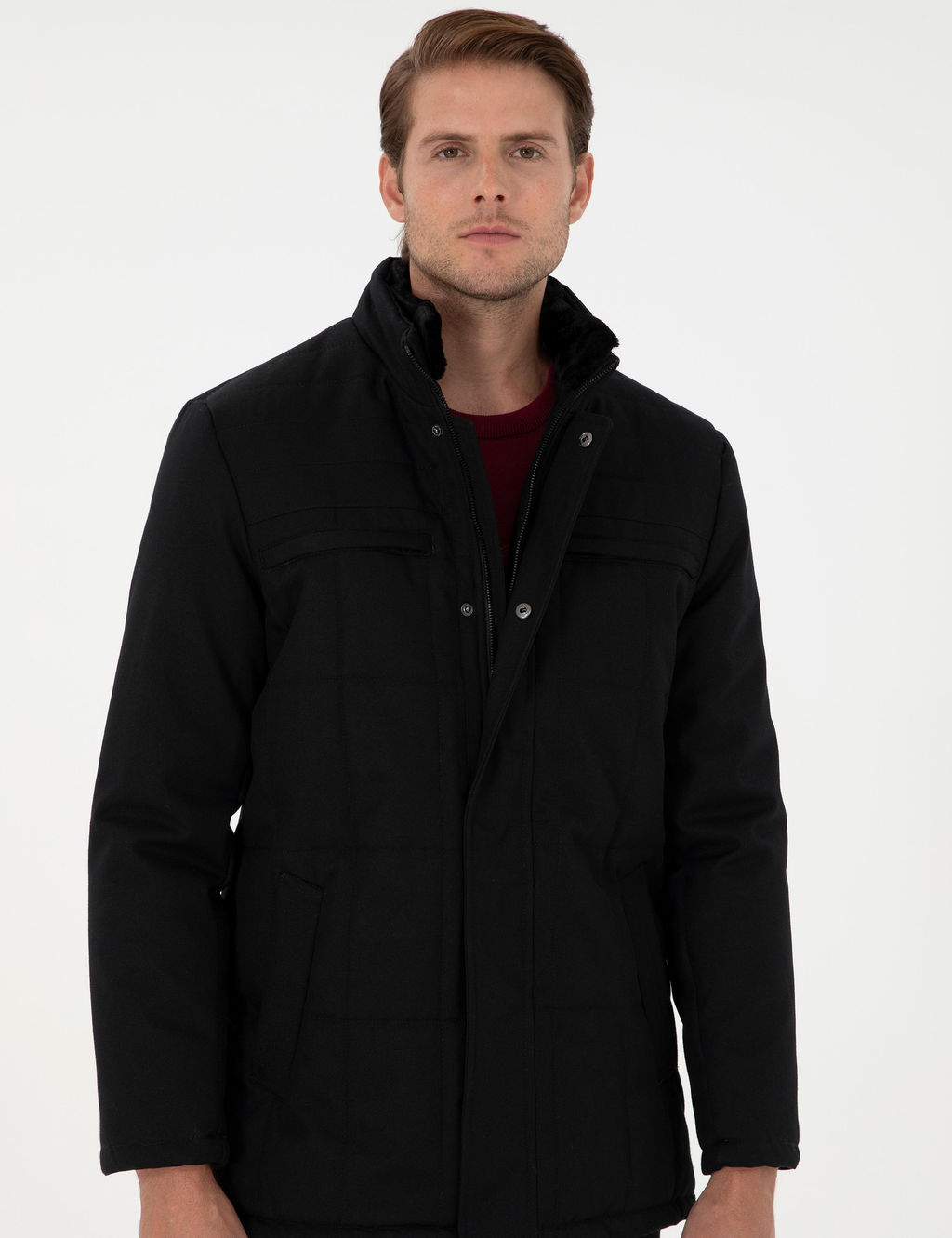 Siyah Basic Mont - Pierre cardin фото 3