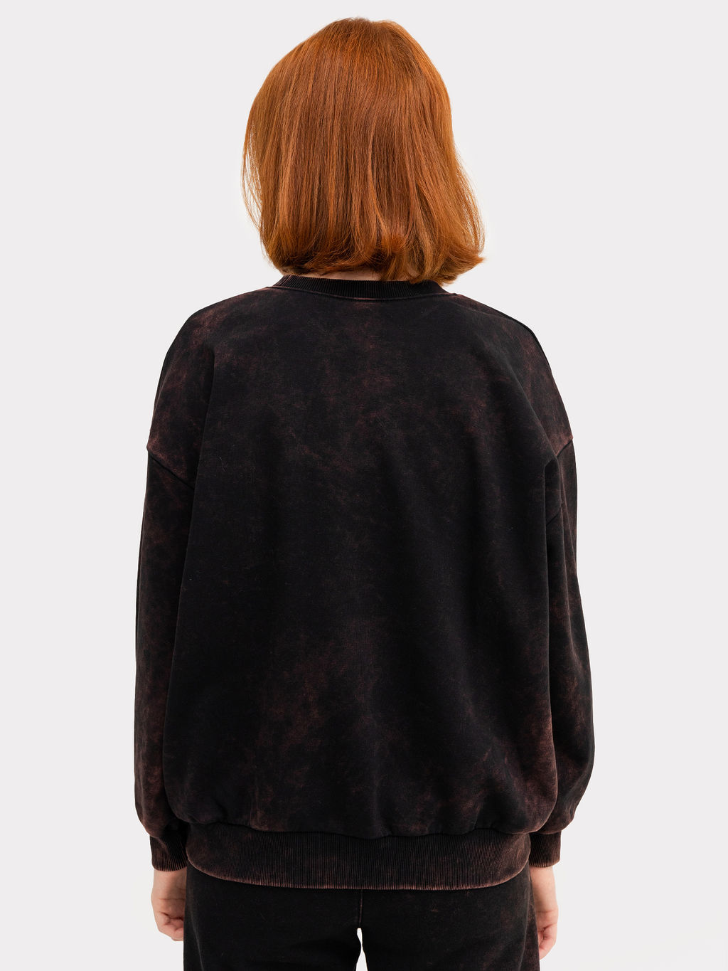 Джемпер женский в черном цвете с оригинальным принтом черная варка +печать 302743 - Mark formelle фото 5