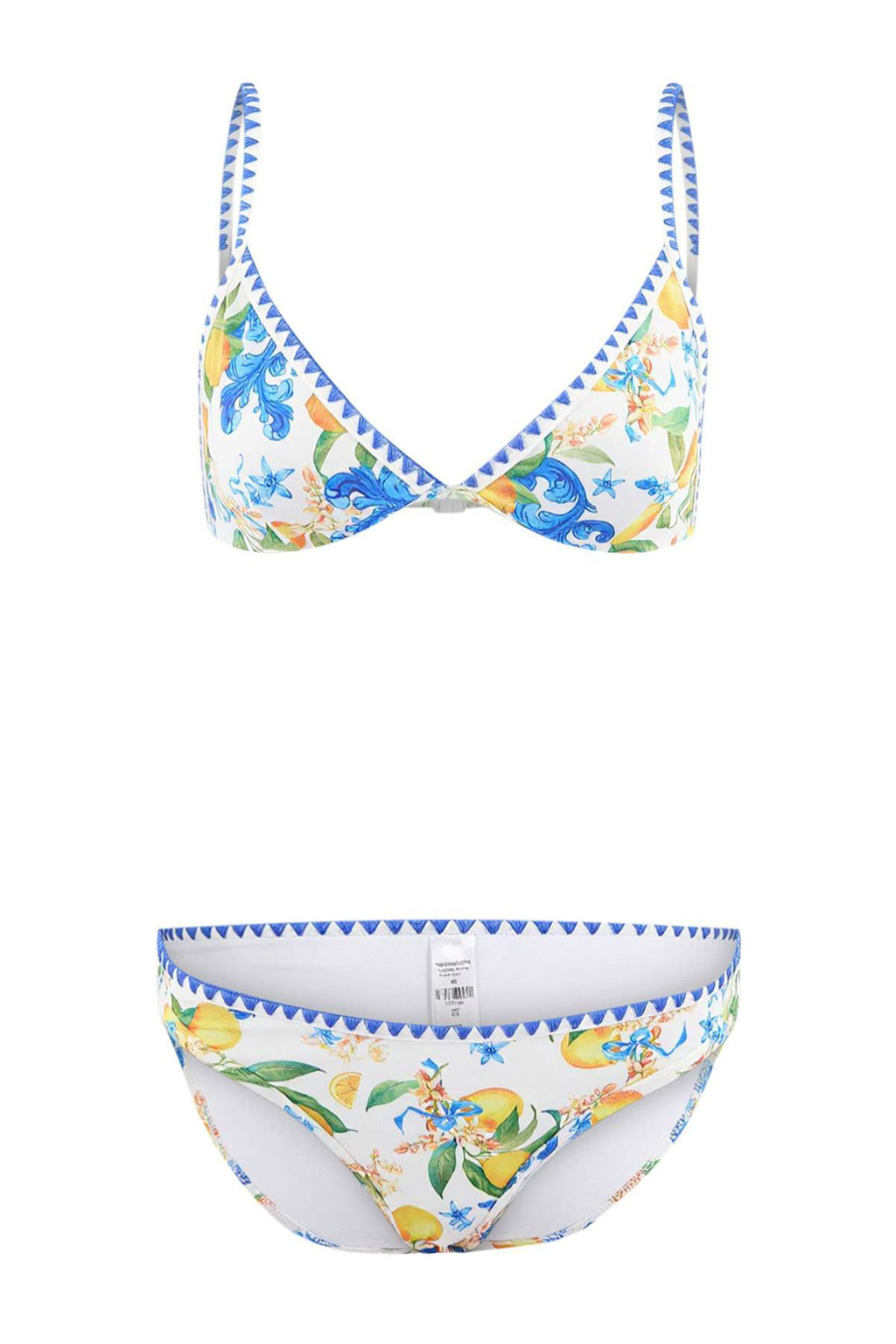 TRENDYOLMILLA Etnik Desenli Ucgen Normal Bel Regular Bikini Tak?m? TBESS25BT00179  фото 9