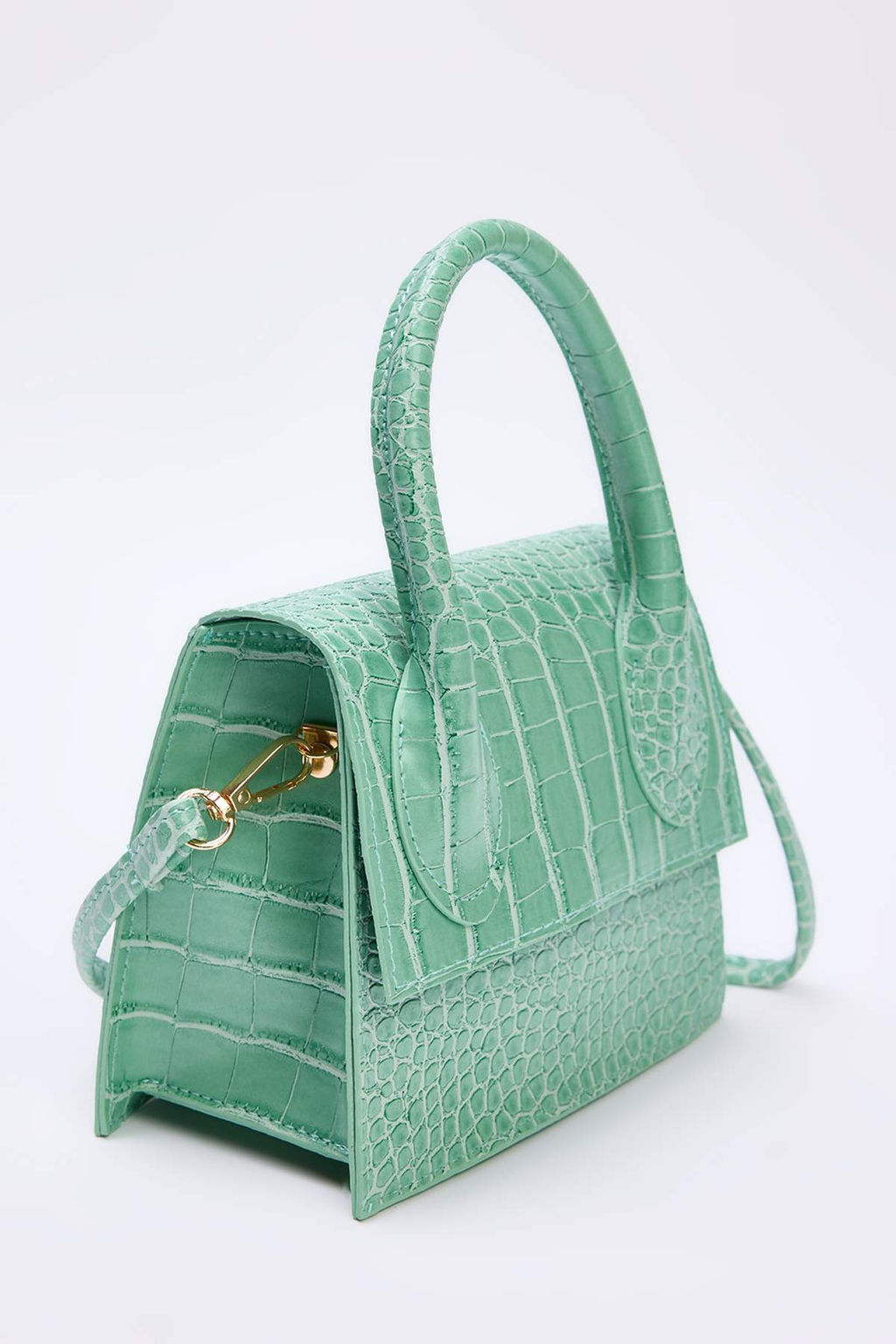 Mint Dokulu Capraz Ask?l? Kad?n Mini Boy City Canta TWOAW25OC00000