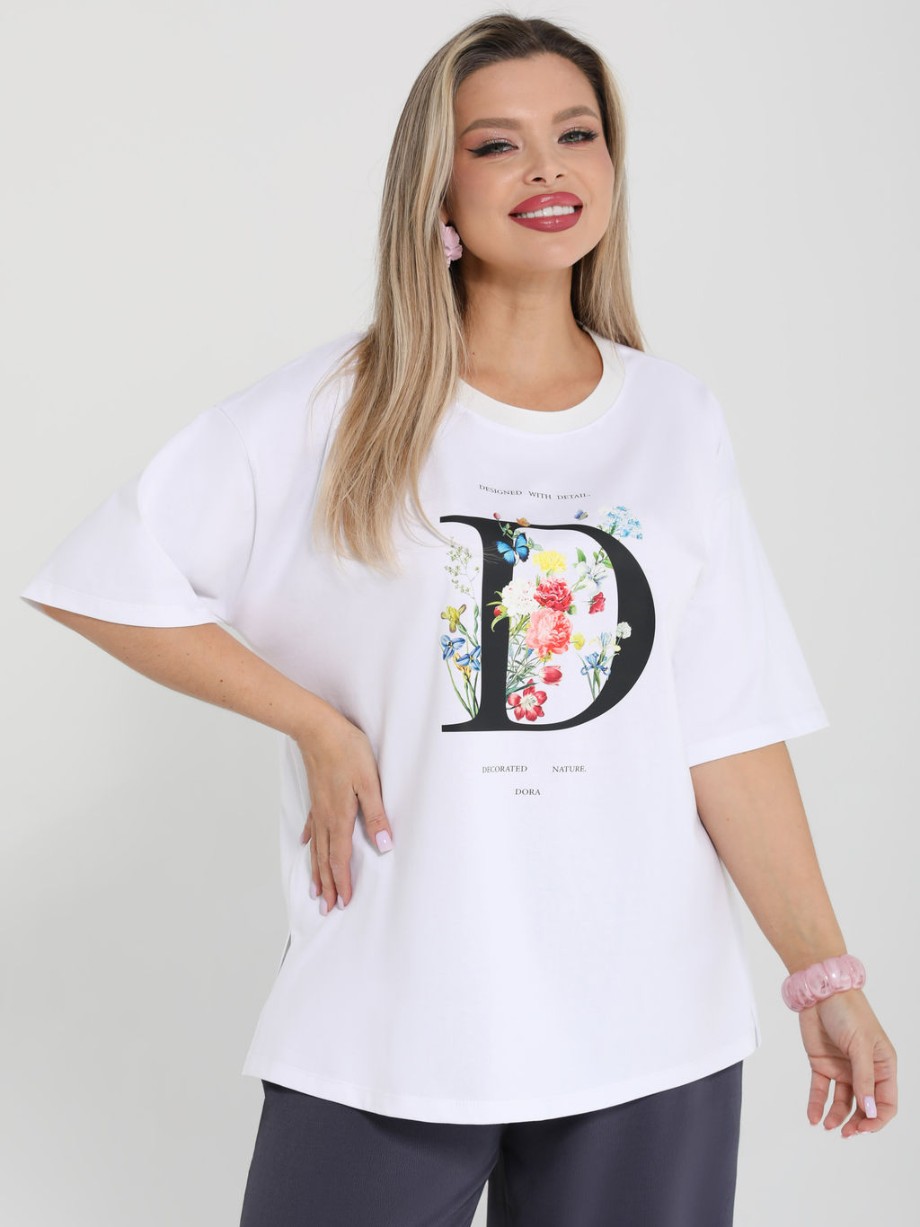 Футболка 95% хлопок, 5% эластан - Dora фото 79