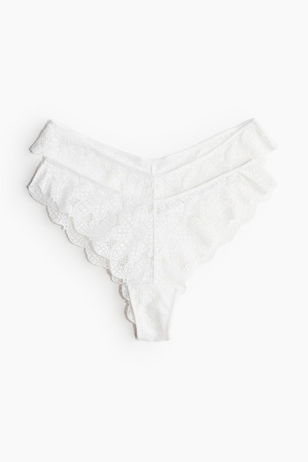 Pack de 2 bragas Brazilian de encaje - H&m фото 4