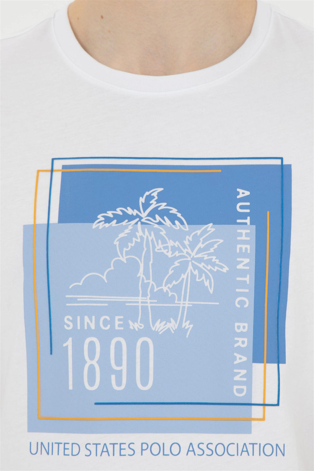 Мужская белая футболка - U.s. polo assn фото 7