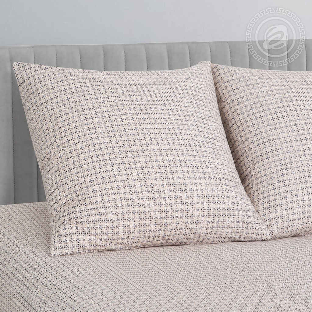 Постельное белье Италия с простынью на резинке (поплин DE LUXE) 2,0 сп./Пододеяльник: 1 шт. - 215*175; Простыня на резинке: 1 шт. - 200*160; Наволочка: 2 шт. - 70*70; DE LUXE с простынью на резинке - Артпостель фото 3