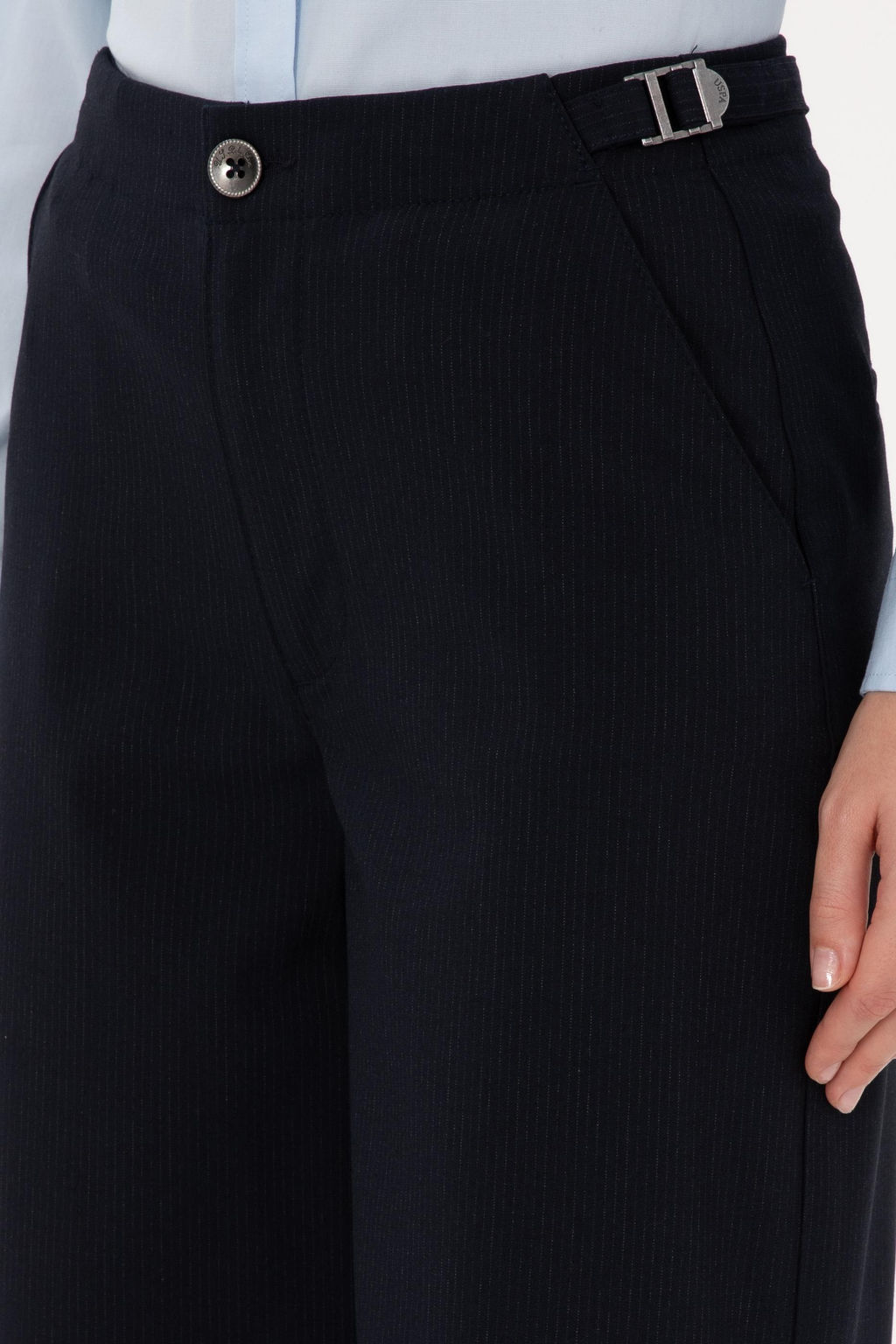 Kad_n Lacivert Kanvas Pantolon - U.s. polo assn фото 5