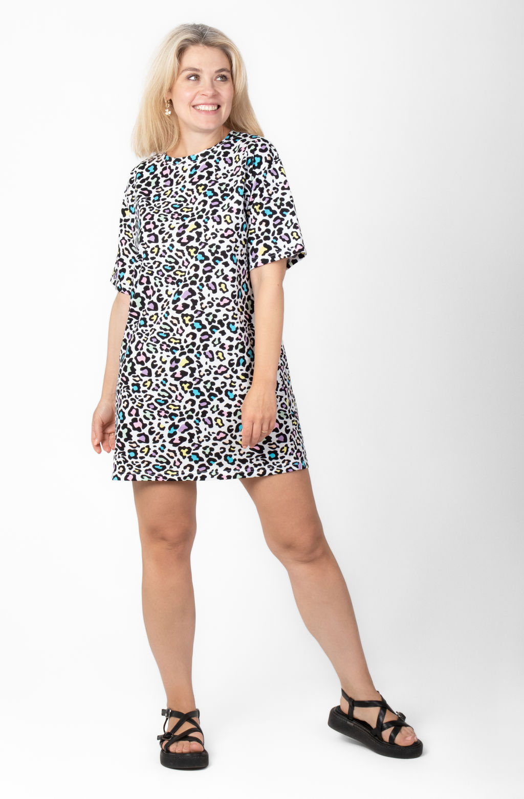 Футболка удлинённая Рене Х-418 (36-56) кулирка. Цвет в ассортименте - Лотос фото 22