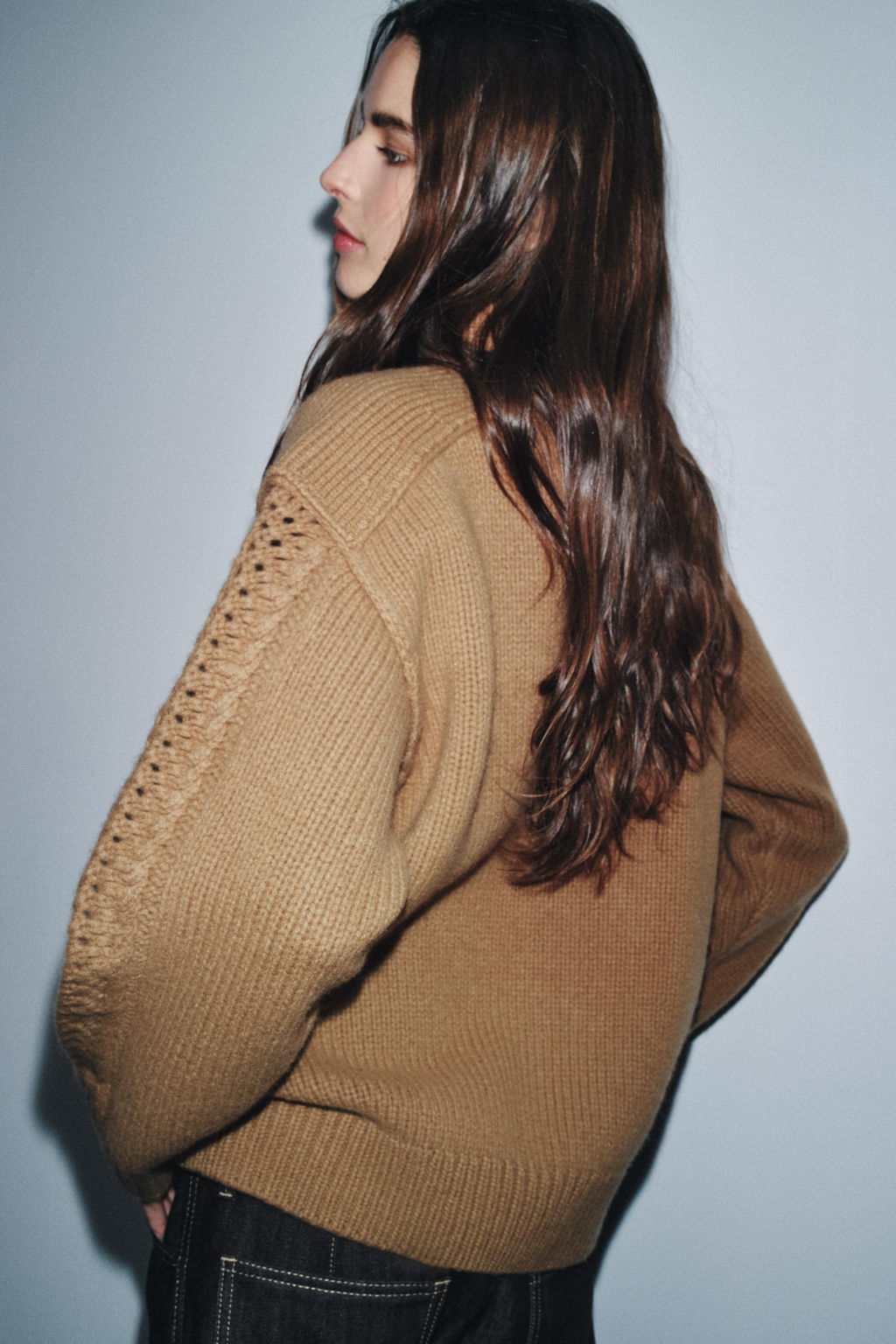 100% WOOL TEXTURED JUMPER - Zara фото 3