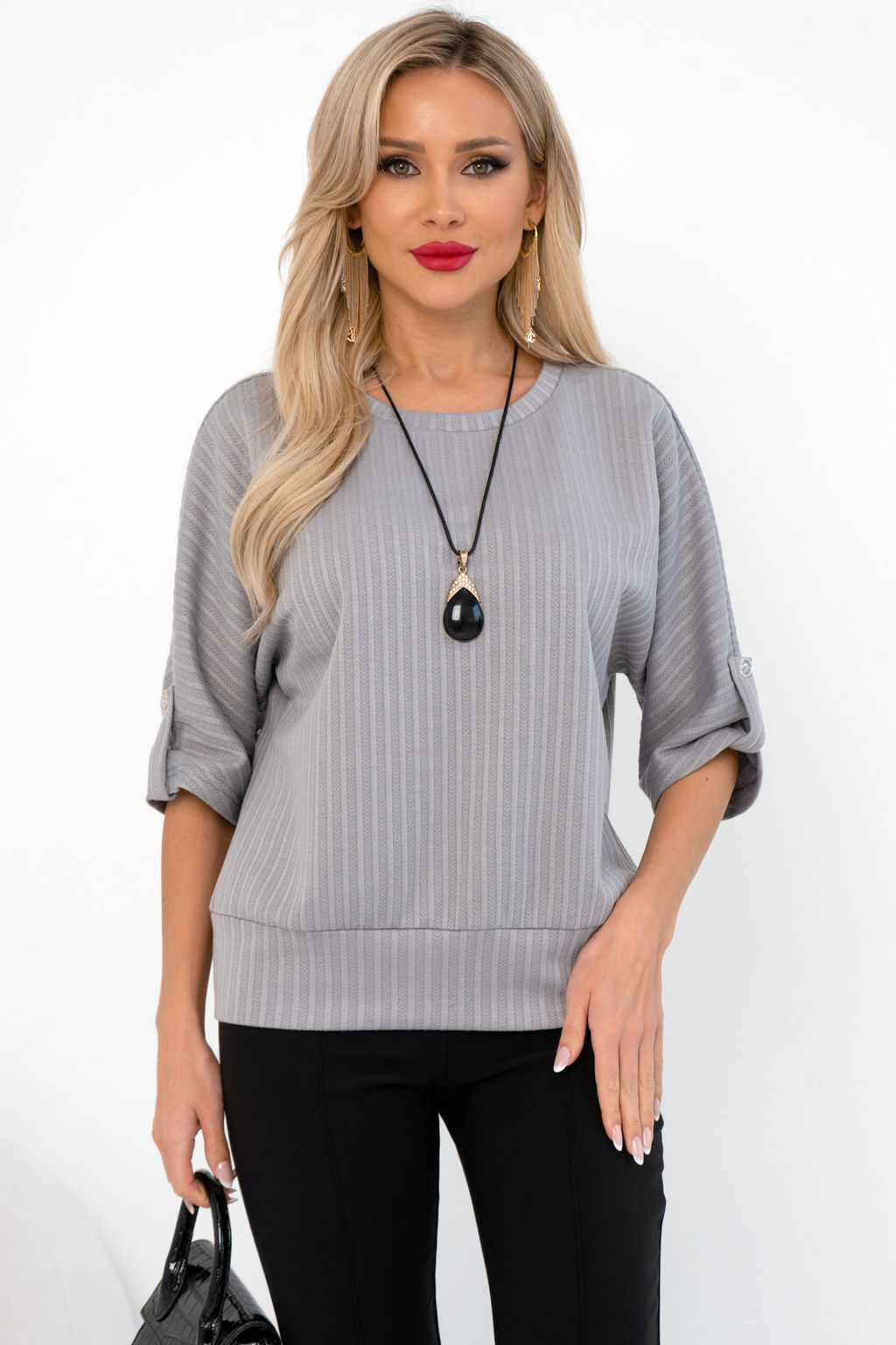 Джемпер Дарина (серый) Дж-103/6 - Николь фото 3