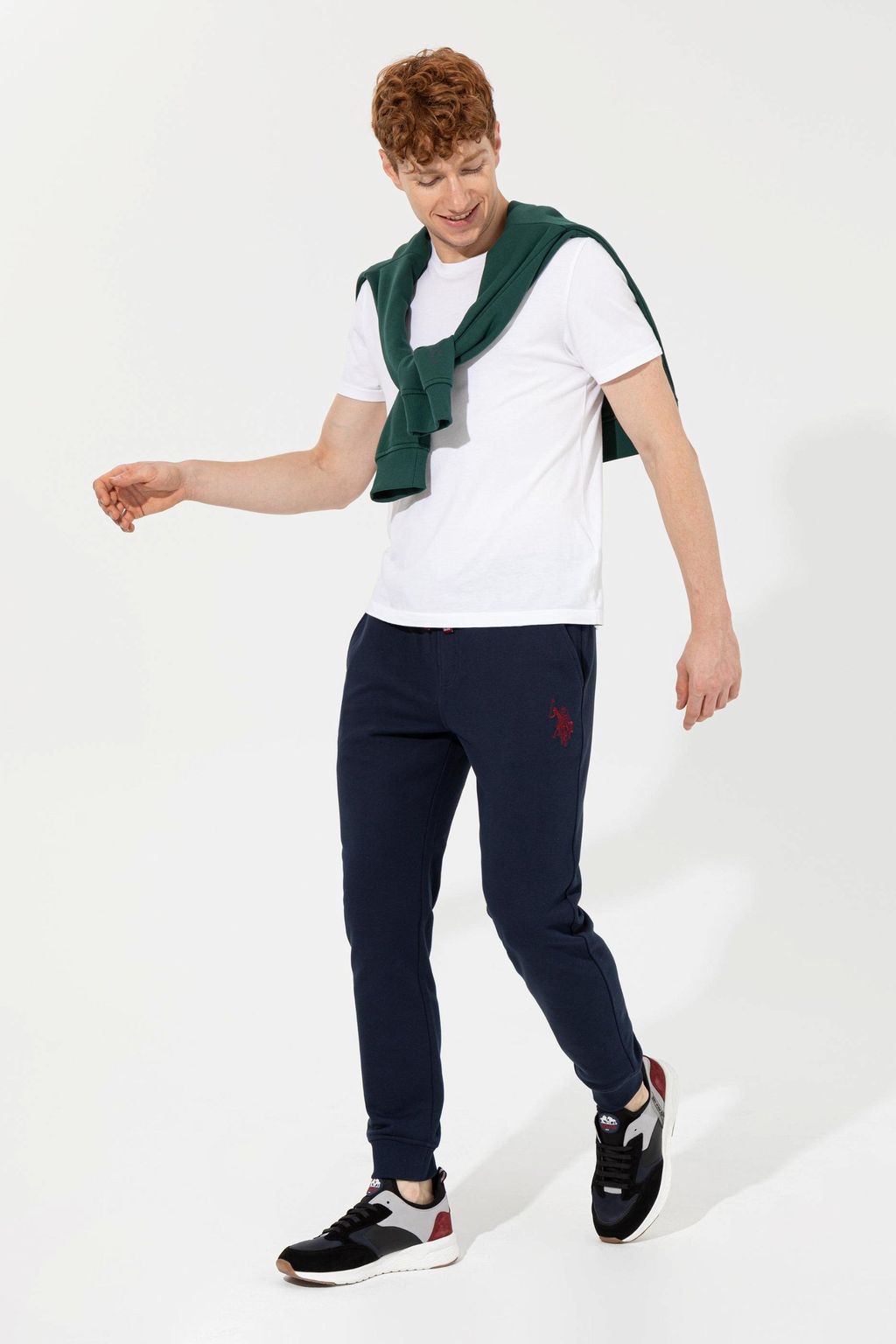 Мужские темно-синие вязаные брюки - U.s. polo assn фото 3