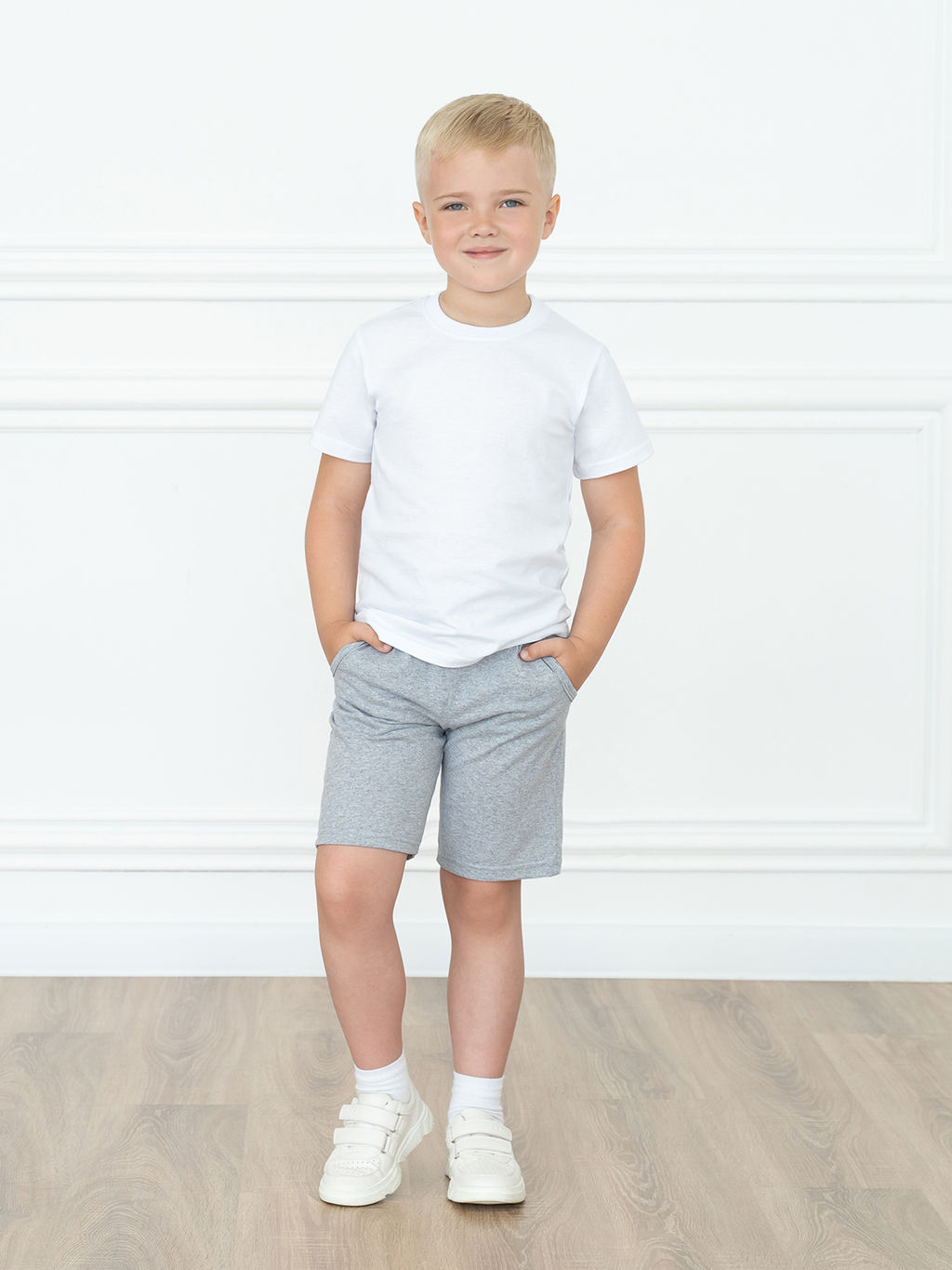 Шорты детские меланж 403 (122, 64)