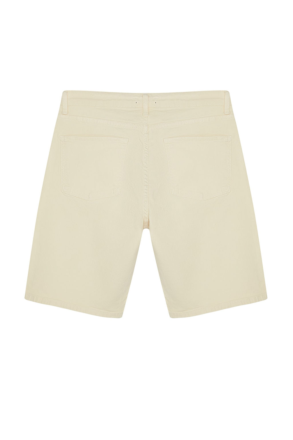 Bej Regular Fit Esnek Kumas Denim Kot Sort & Bermuda TMNSS23SR00067