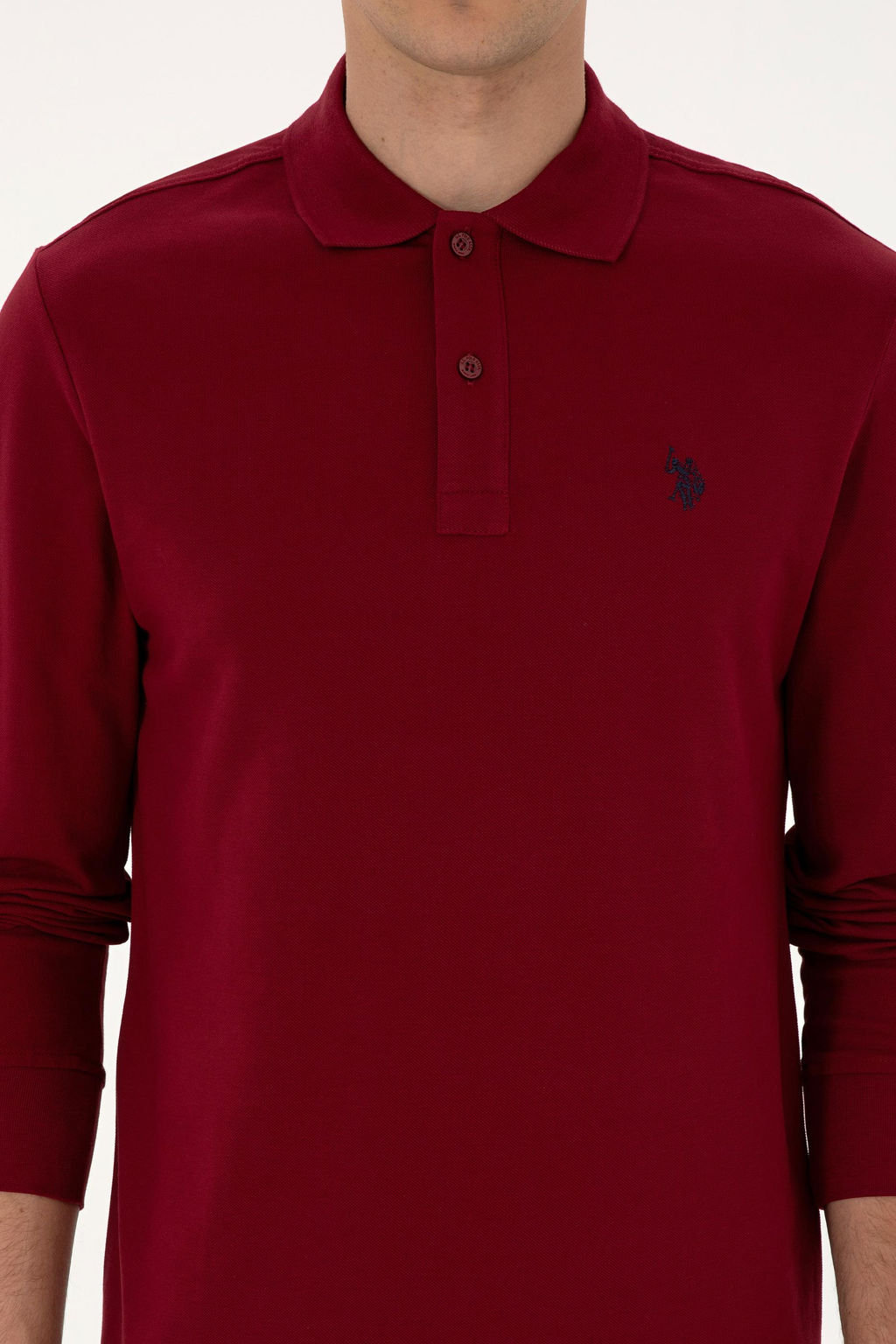 Erkek Bordo Basic Sweatshirt Sepette S_rpriz _ndirim - U.s. polo assn фото 6
