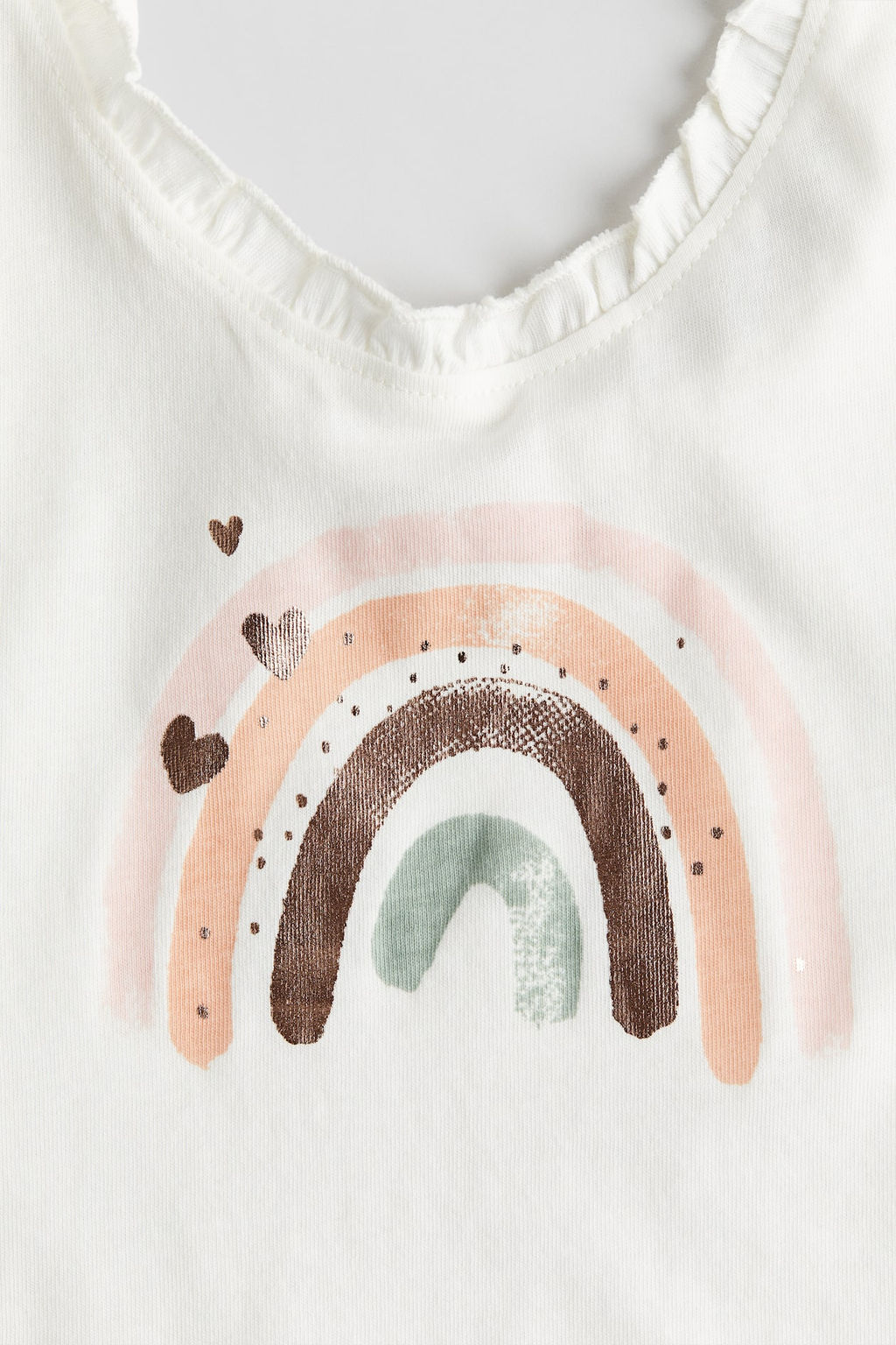 Camiseta con ribete de volantes - H&m фото 2