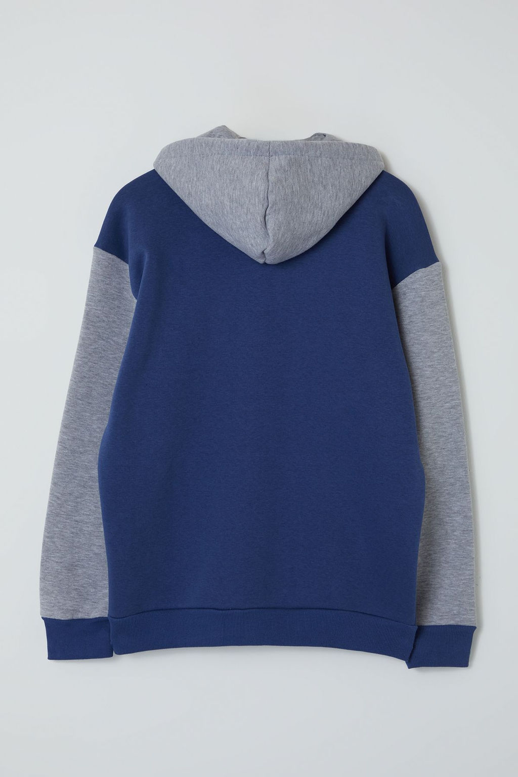 TRENDYOL MAN Indigo Oversize/Genis Kesim Polarl?/S?cak Tutan Fermuarl? Kapusonlu H?rka/Sweatshirt TMNAW25SW00076 - Trendyolmilla фото 6