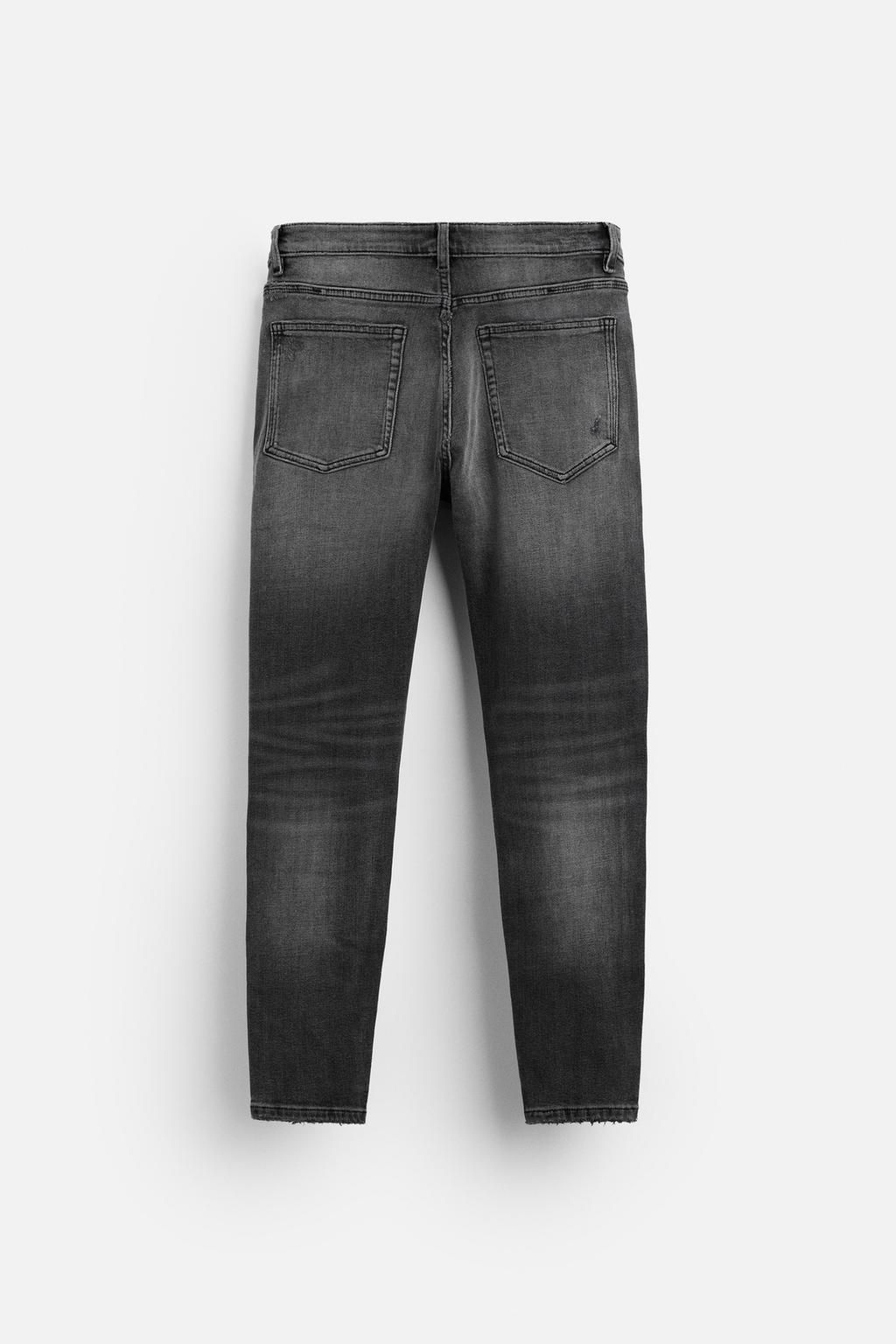 RIPPED SKINNY FIT JEANS - Zara фото 16