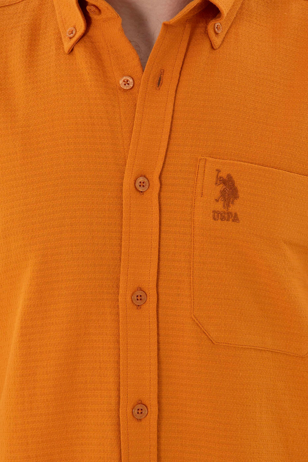 Мужская рубашка с коротким рукавом в плитку - U.s. polo assn фото 14