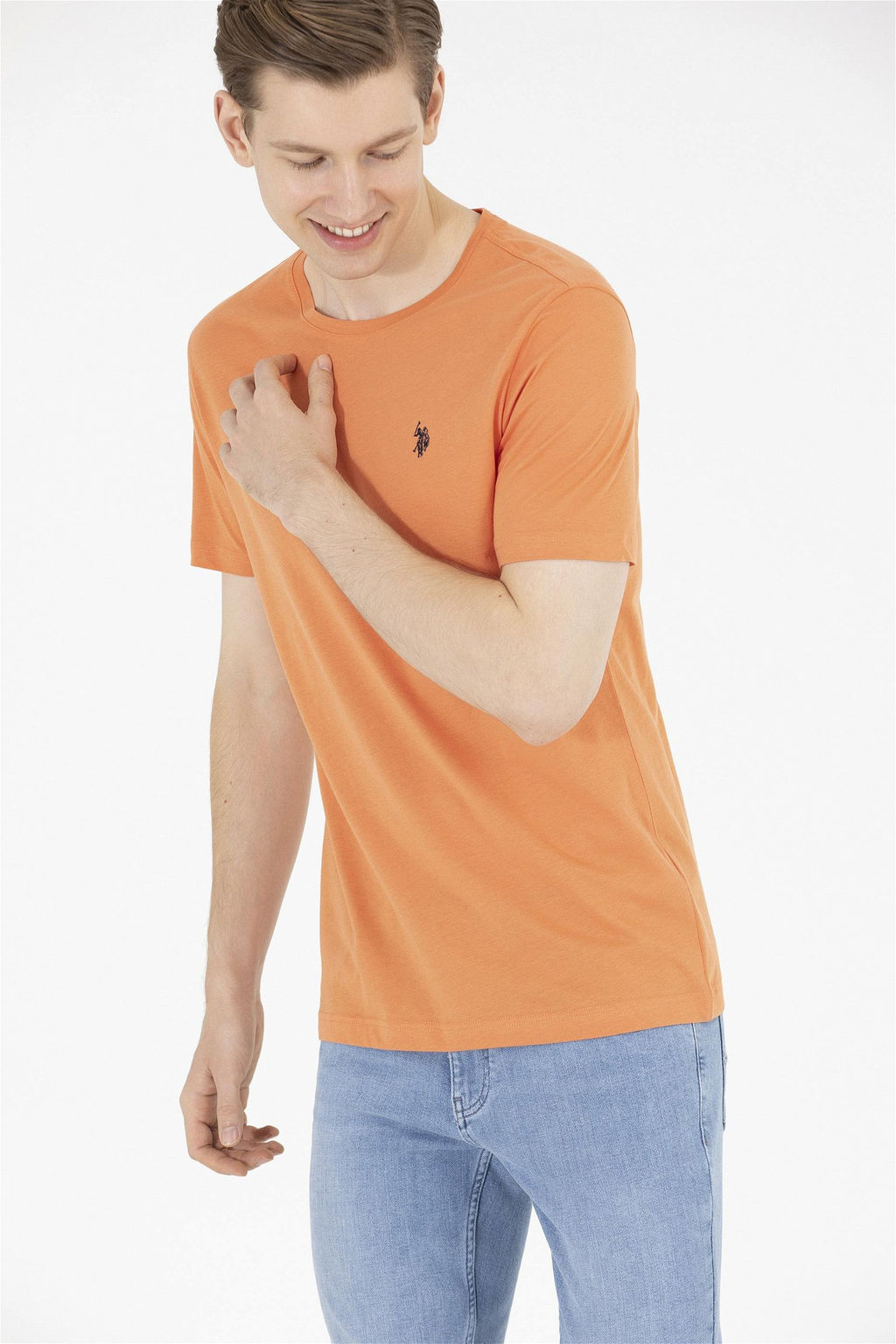 U. S. Polo Assn Мужская футболка Brick Basic с круглым вырезом - U.s. polo assn фото 9