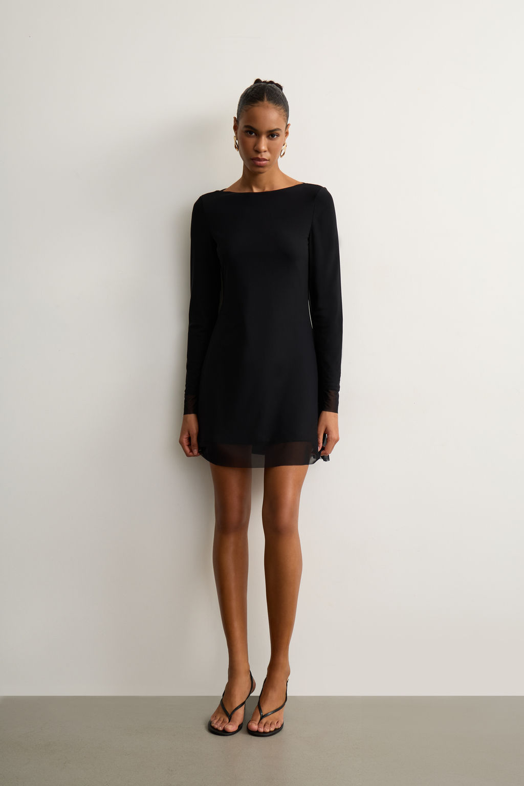 Платье мини из трикотажа - Mollis фото 2