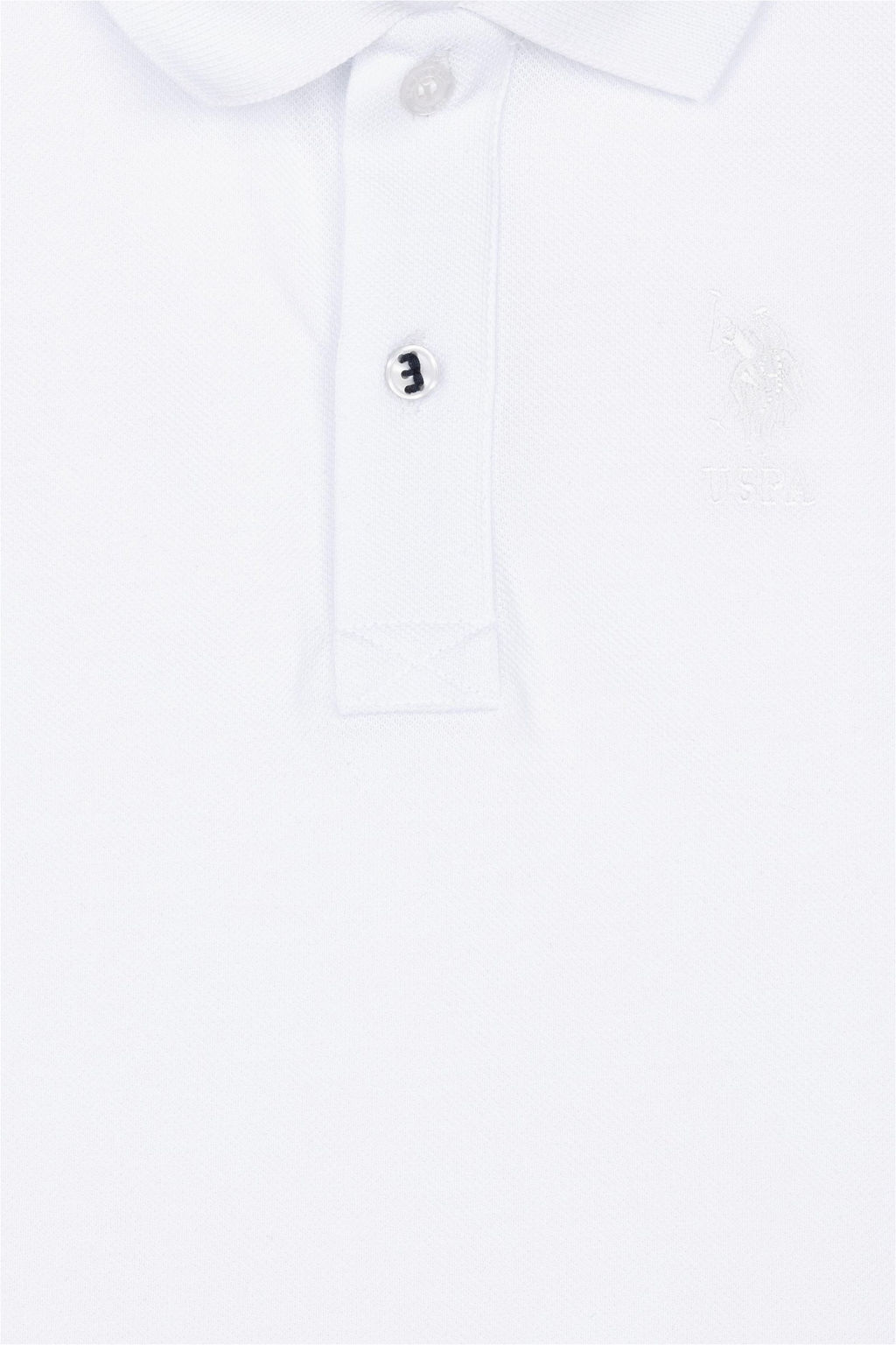 Белая базовая футболка-поло для мальчика Неожиданная скидка в корзине
