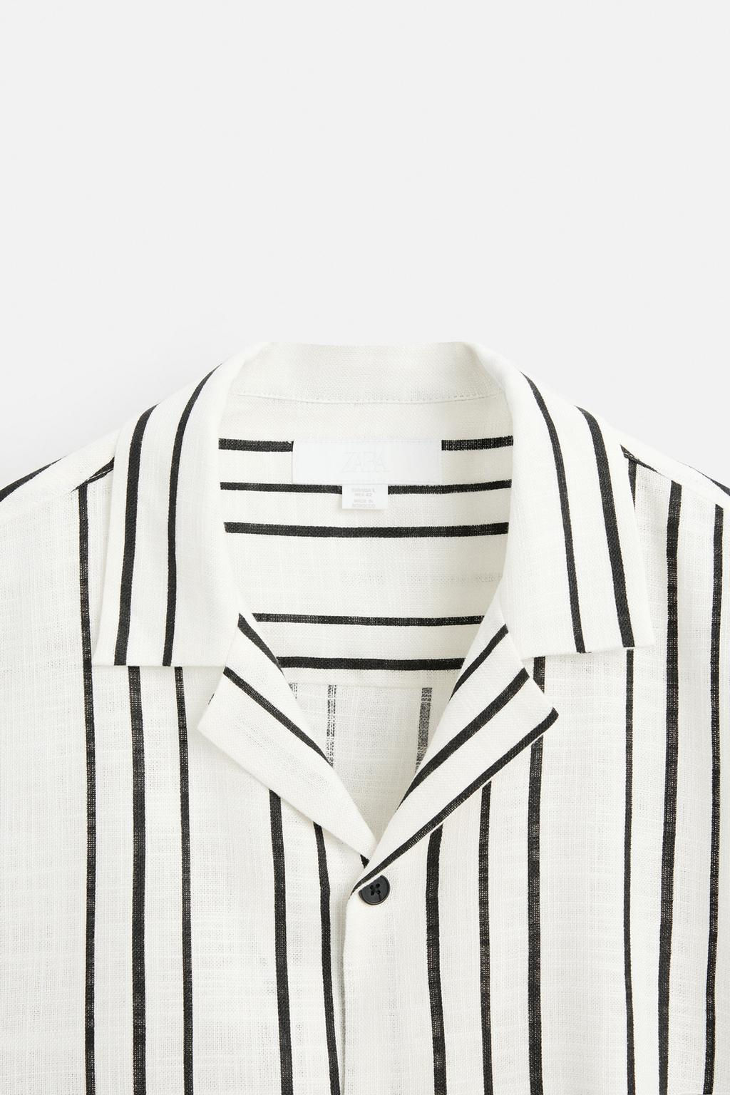 STRIPED FLOWING SHIRT - Zara фото 9