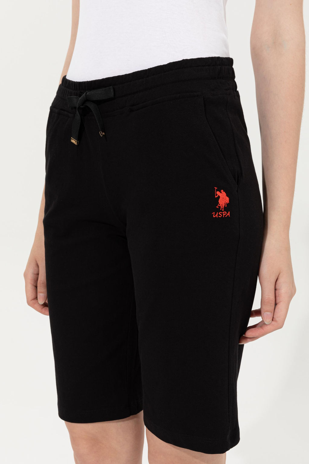 Женские черные трикотажные шорты Скидка 20% в корзине - U.s. polo assn фото 20