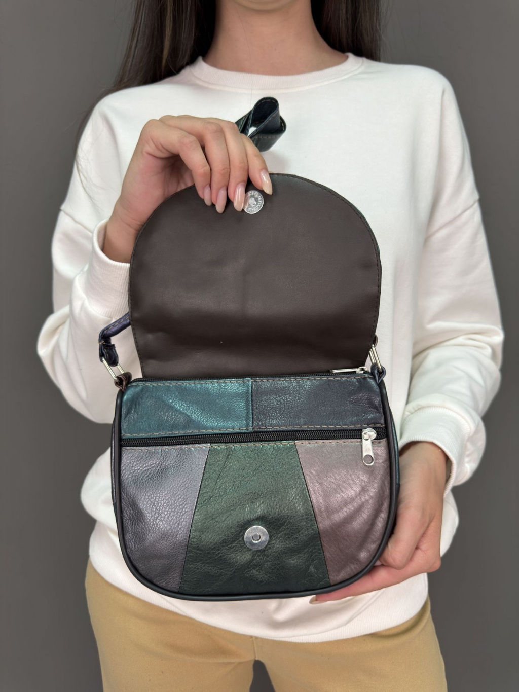 Сумка женская из телячьей кожи