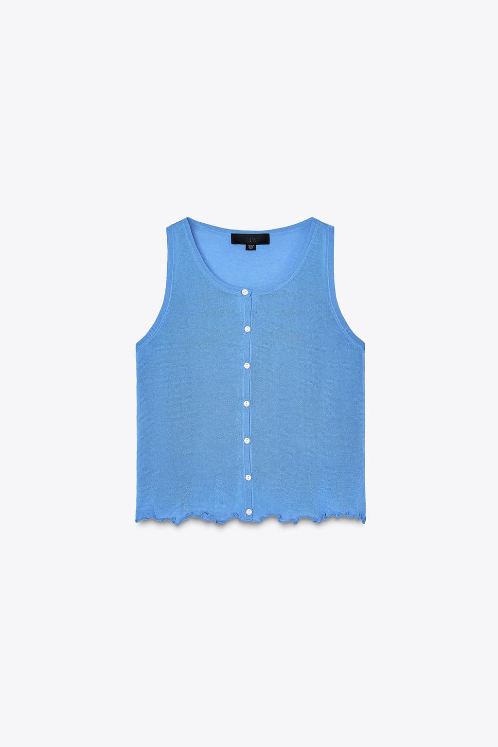 RUFFLED KNIT TOP - Zara фото 4