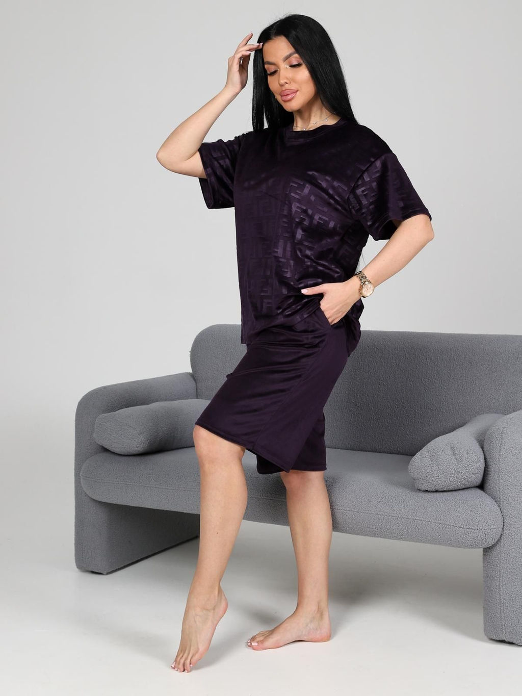 IV-CAPRIZ Чиэра-Жаккард - костюм из велюра с лайкрой  фото 29