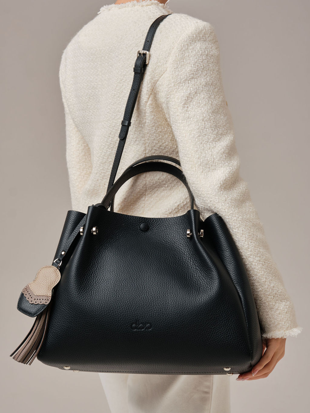 Кожаная сумка Vasilisa DBR 31210 черный  фото 3