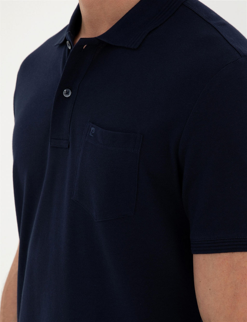 Lacivert Regular Fit Basic Ti__rt - Pierre cardin фото 7