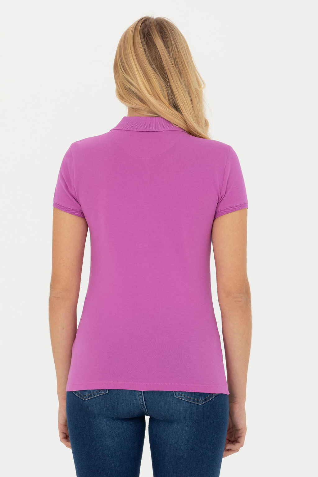 Женщина -фиолетовая базовая T -Fish Surprise Discount в корзине - U.s. polo assn фото 5