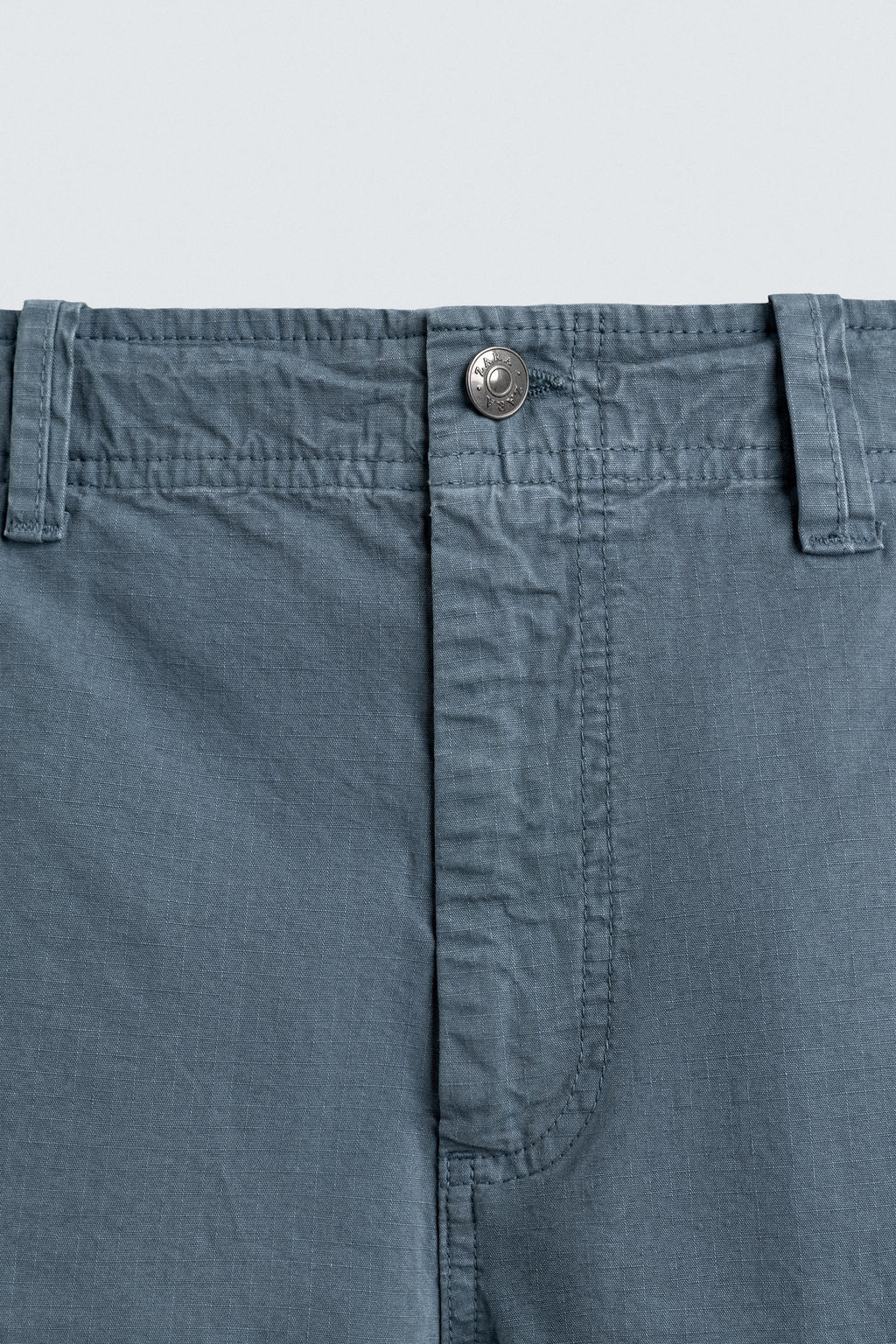 BERMUDA CARGO RELAXED FIT / Azul