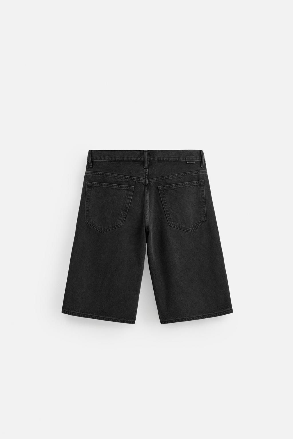 BAGGY FIT DENIM BERMUDA SHORTS - Zara фото 16