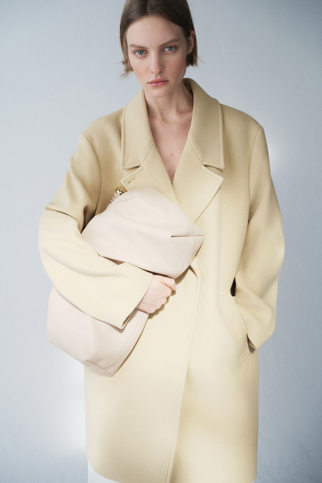 Abrigo oversize en mezcla de lana - H&m фото 3