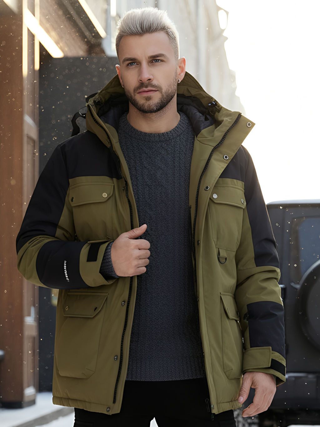 Горнолыжная куртка MTFORCE хаки