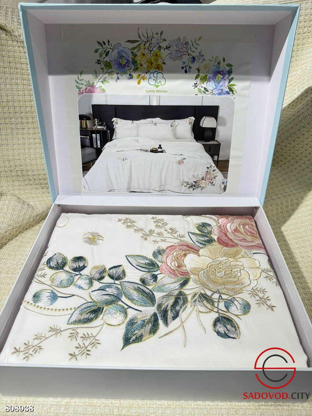 Комплект постельного белья из хлопка