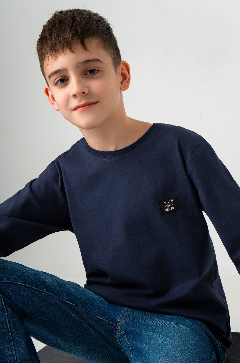 Хлопковый лонгслив для мальчика Bonito  фото 10