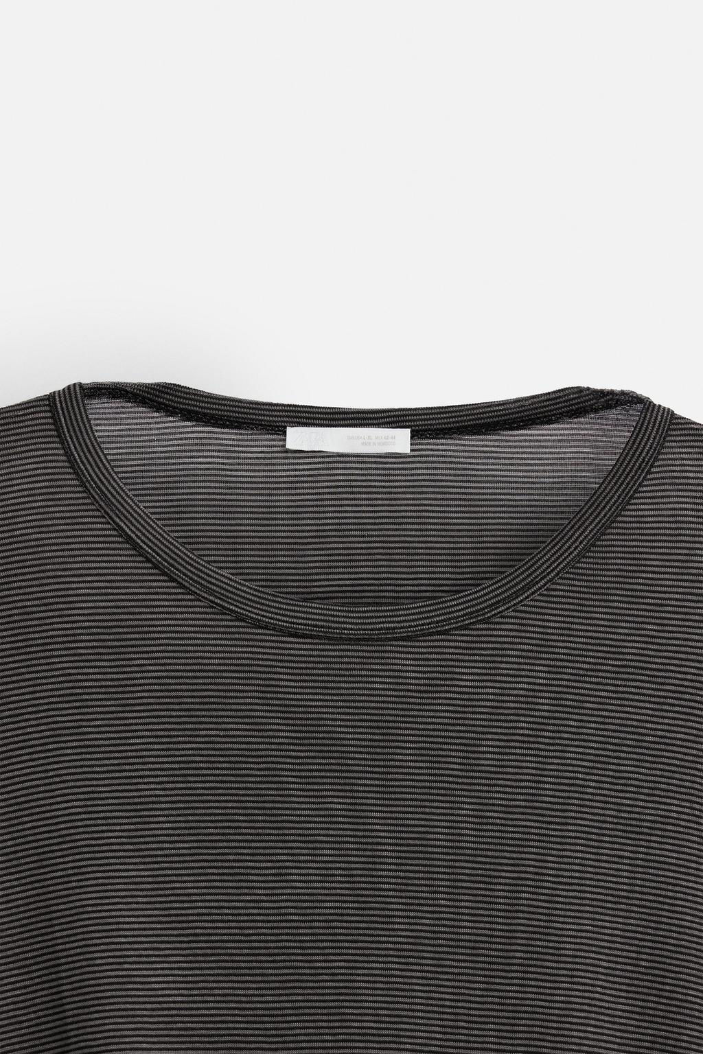 STRIPED T-SHIRT - Zara фото 8