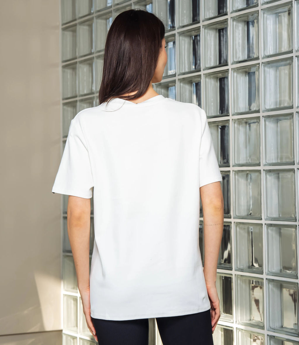 Футболка #КТ6115 (5), белый - Dommod фото 3