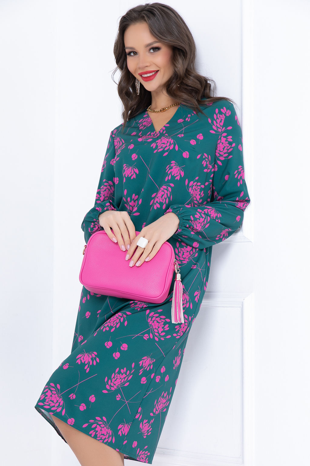 Платье Bellovera 73П6008 розовый