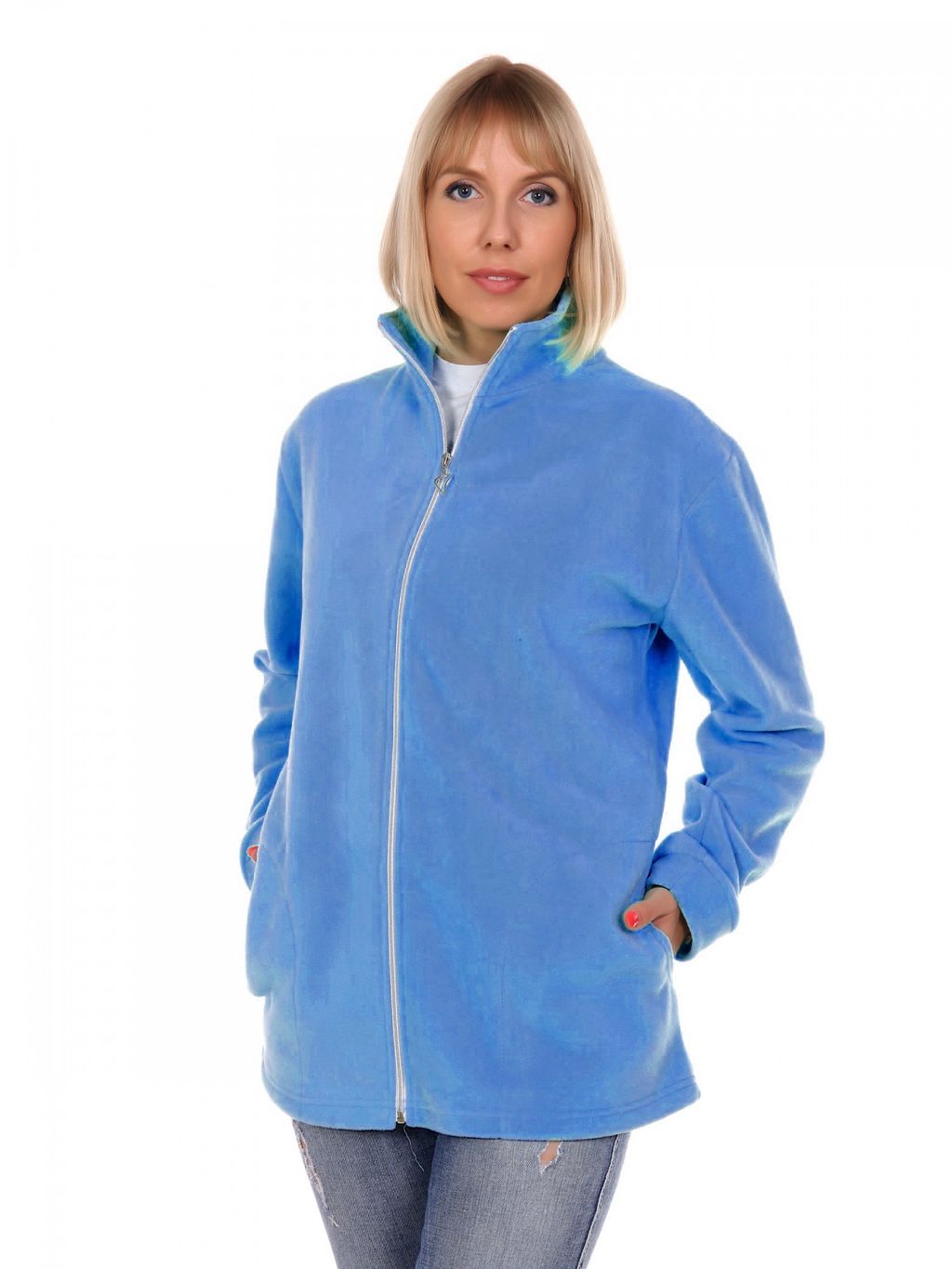 Т0140-1 Толстовка женская флис коралловый - АстраТекстиль фото 4