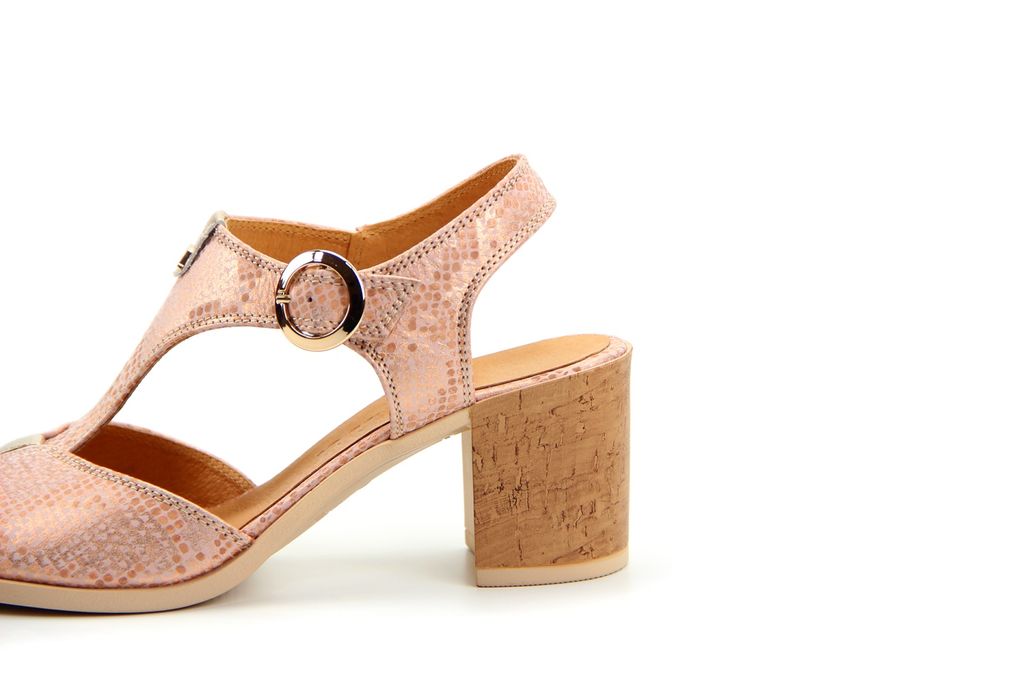 Босоножки EDART 6001.624be.gold.pink