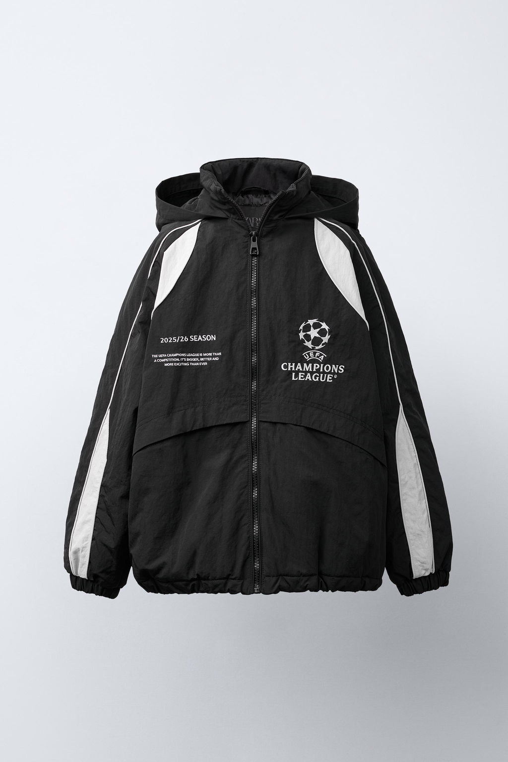 UEFA CHAMPIONS LEAGUE ® WATER-REPELLENT HOODED JACKET - Zara фото 2