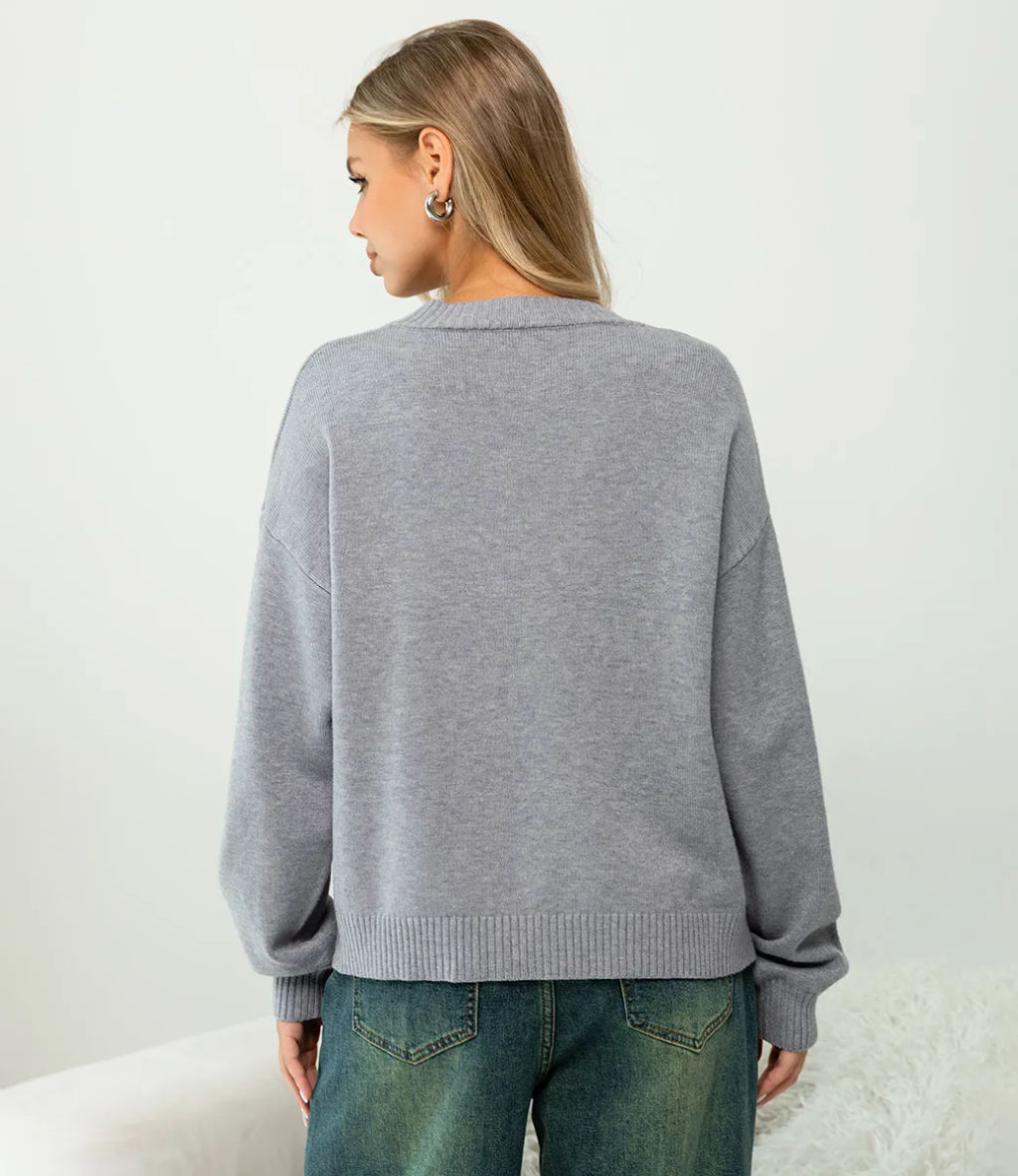 Джемпер #КТ919 (9), серый