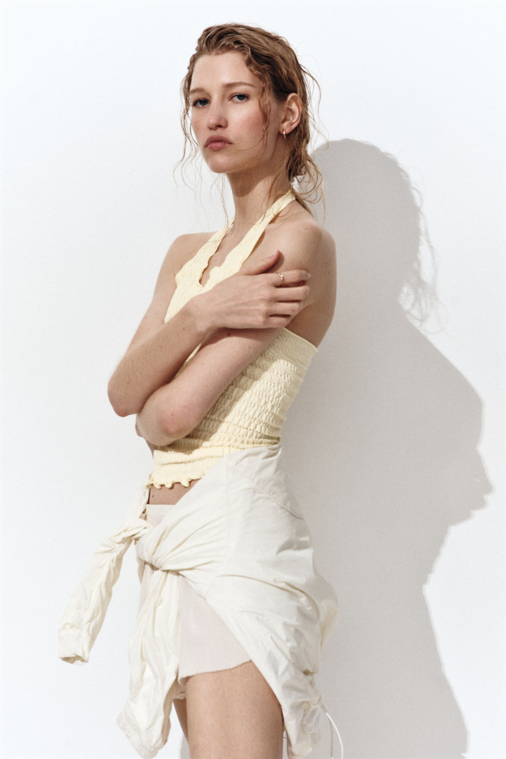 Top halter nido de abeja - H&m фото 3