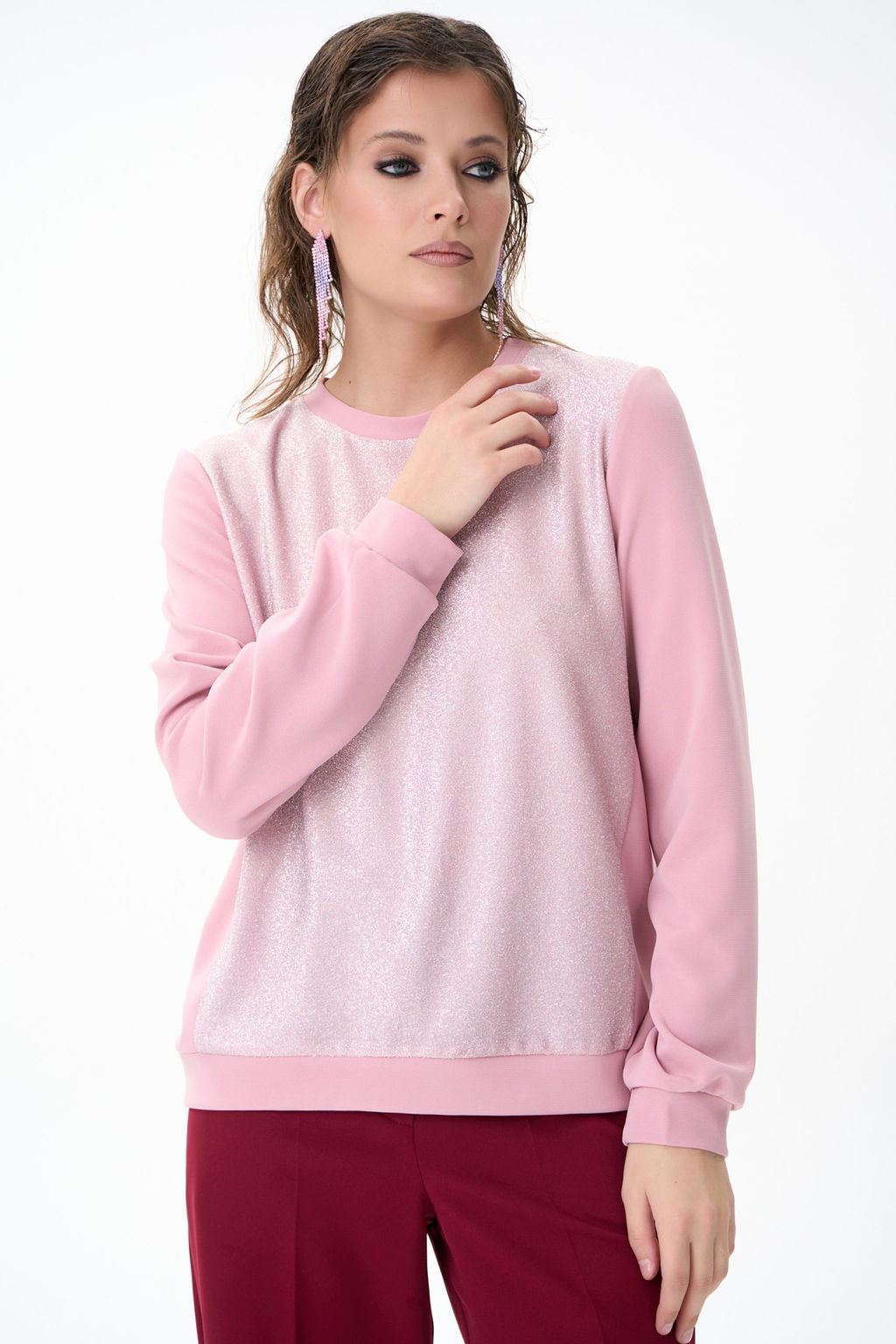 Свитшот Барби (розовый) - Эльза фото 2