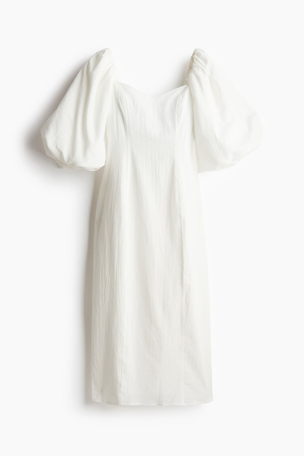 Vestido con mangas globo - H&m фото 6