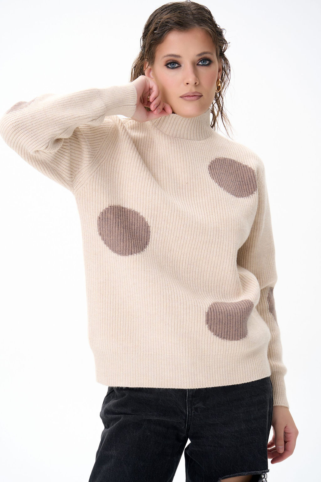Свитер Зои (бежевый) - Эльза фото 2