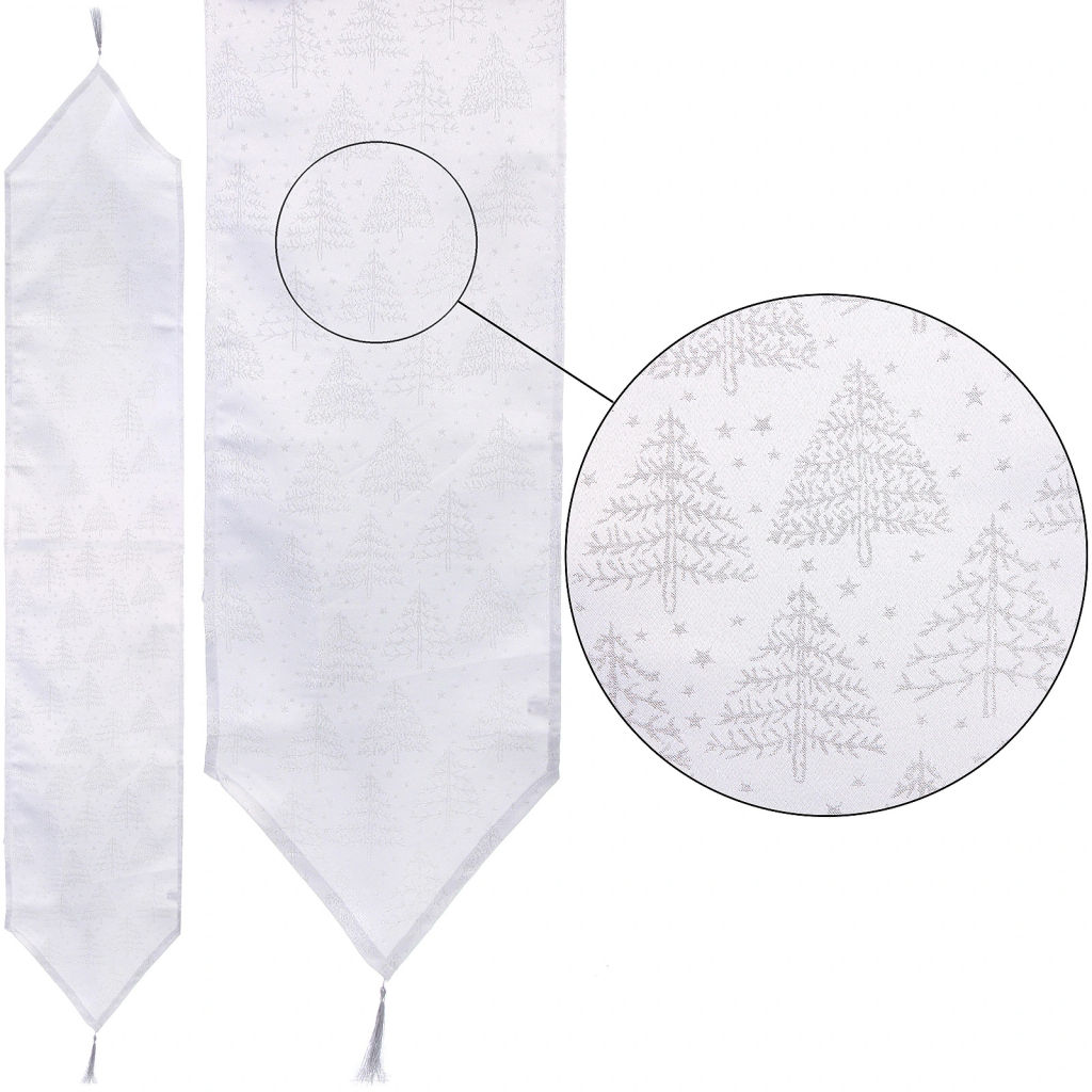 Цена за 2шт. Дорожка на стол 33*180 см "Ёлочки"